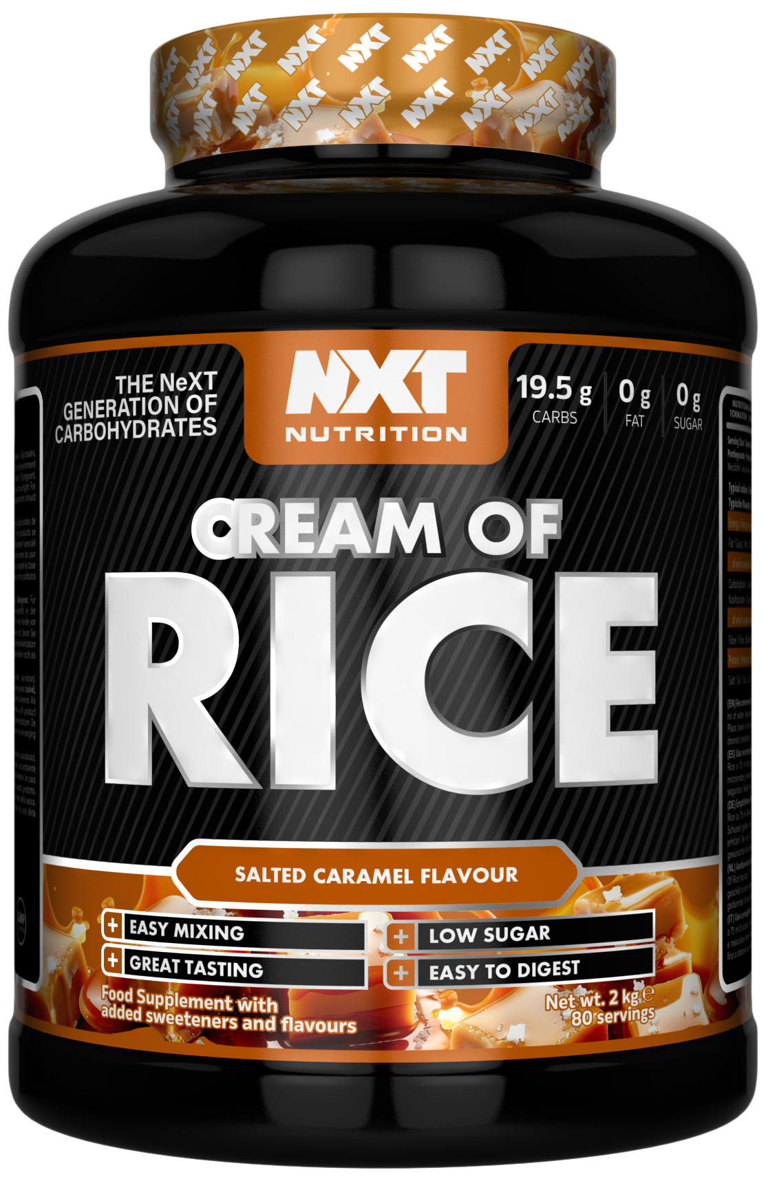 NXT Cream of Rice 2kg Salted Caramel