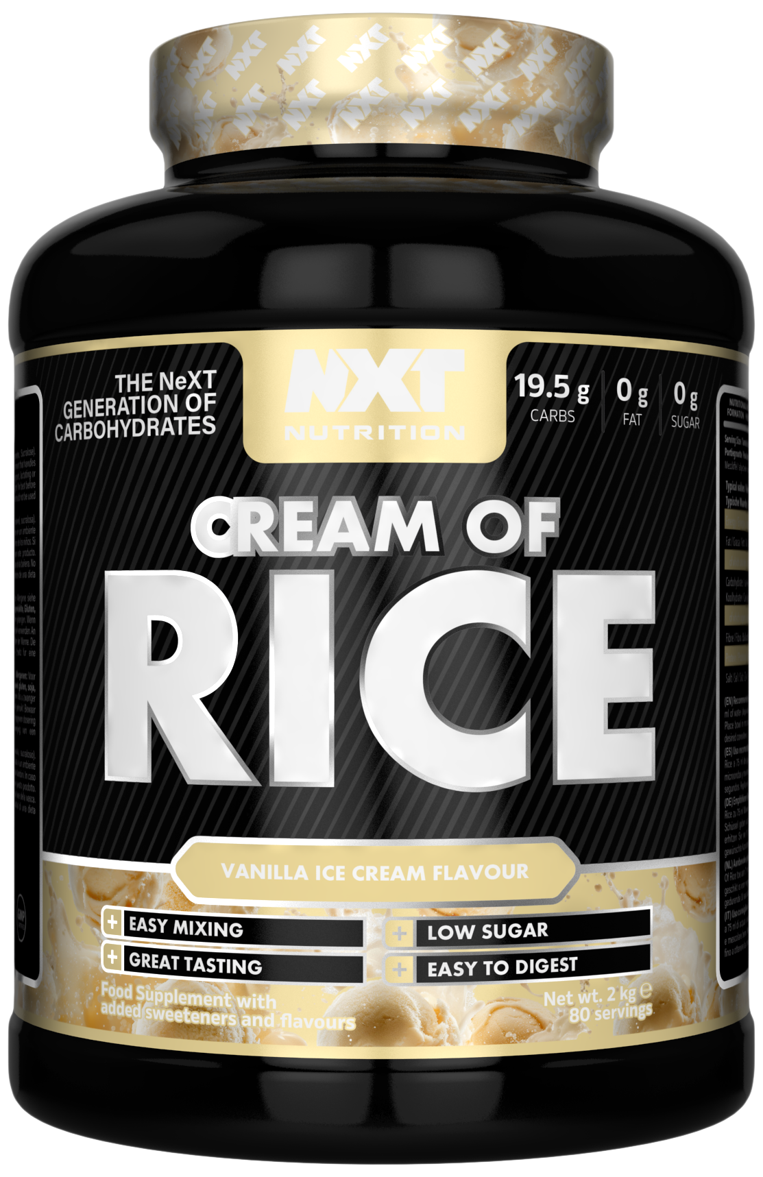 NXT Cream of Rice 2kg Vanilla Ice Cream