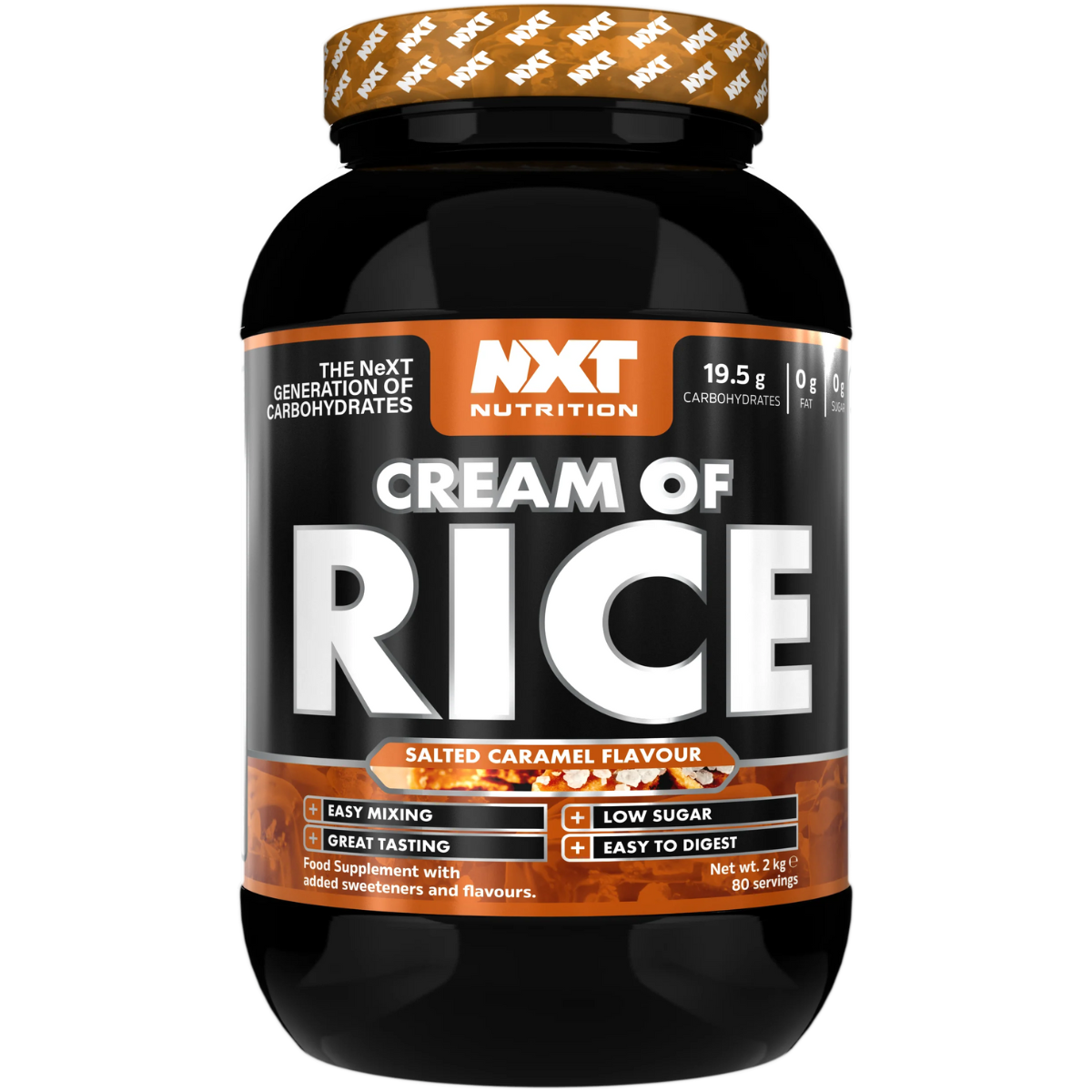 NXT Nutrition Cream of Rice 2kg Salted Caramel