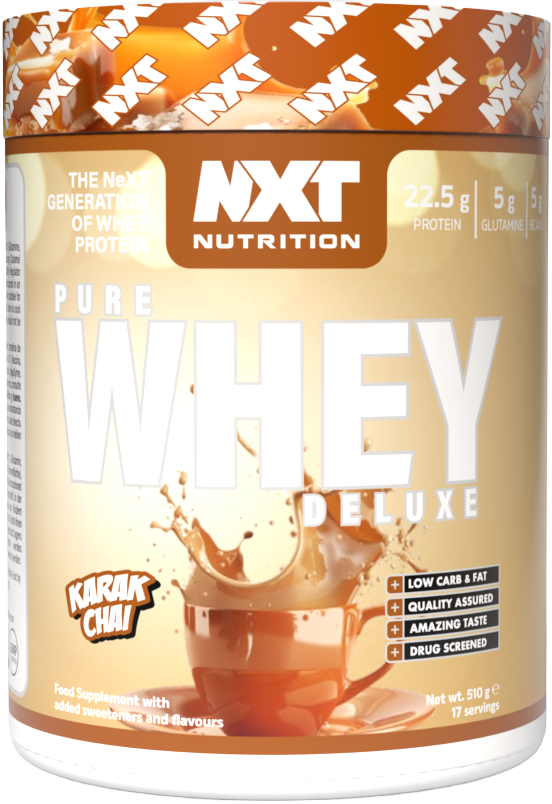 NXT Nutrition Pure Whey Deluxe 510g Karak Chai
