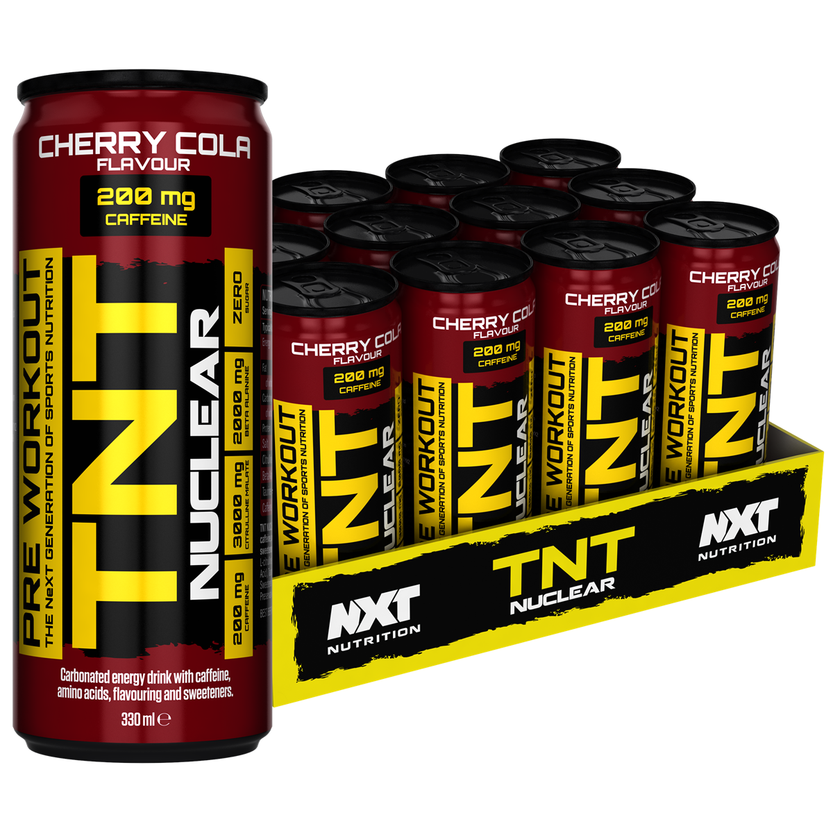 NXT Nutrition TNT Nuclear 12x330ml Cherry Cola