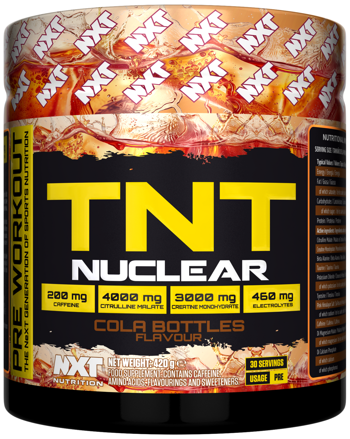 NXT Nutrition TNT Nuclear 420g Cola Bottles
