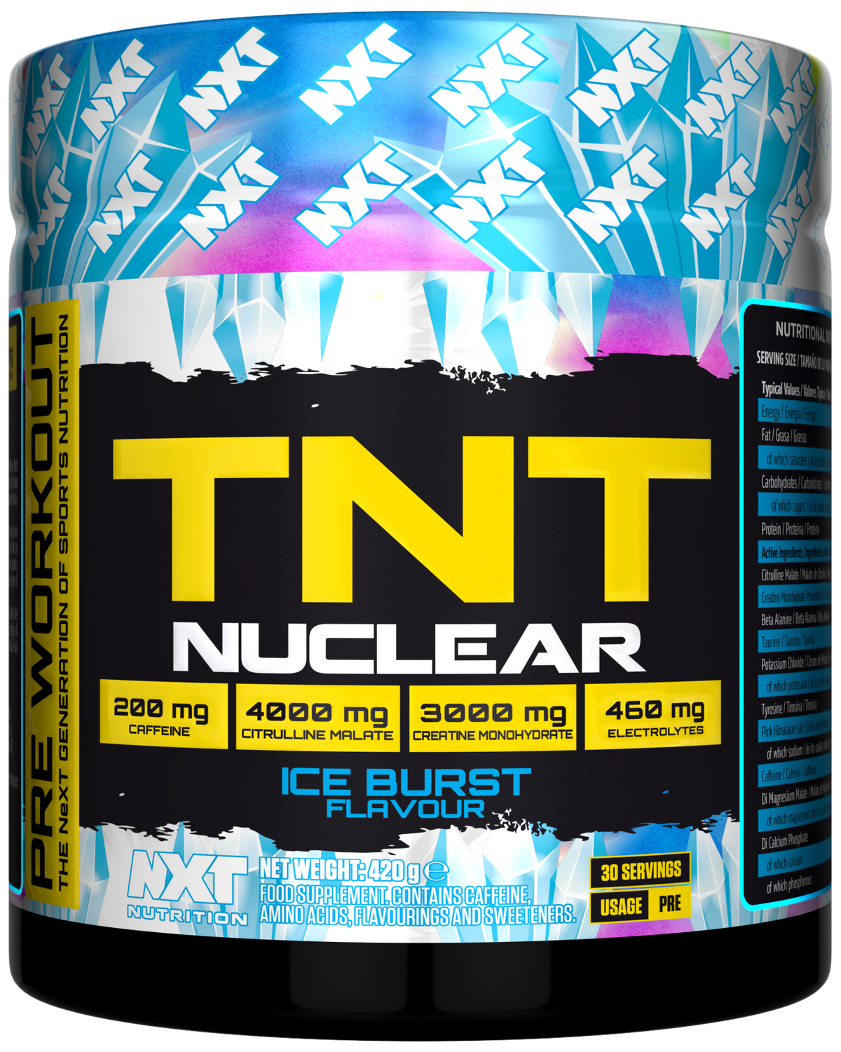 NXT Nutrition TNT Nuclear 420g Ice Burst