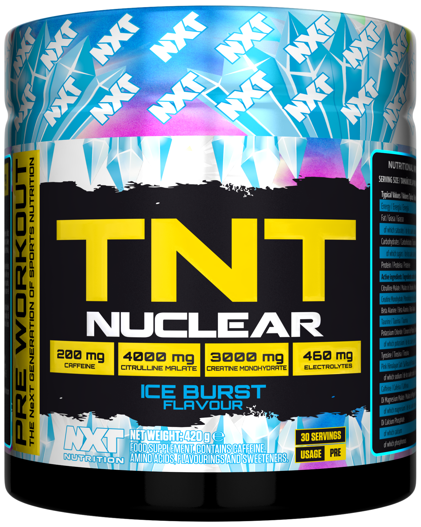 NXT Nutrition TNT Nuclear 420g Ice Burst