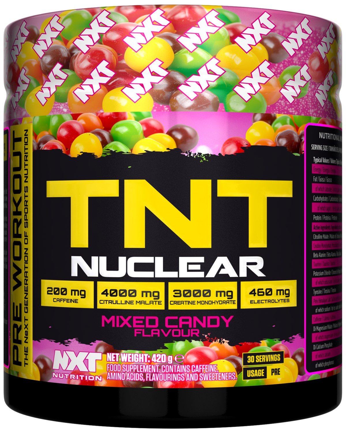 NXT Nutrition TNT Nuclear 420g Mixed Candy