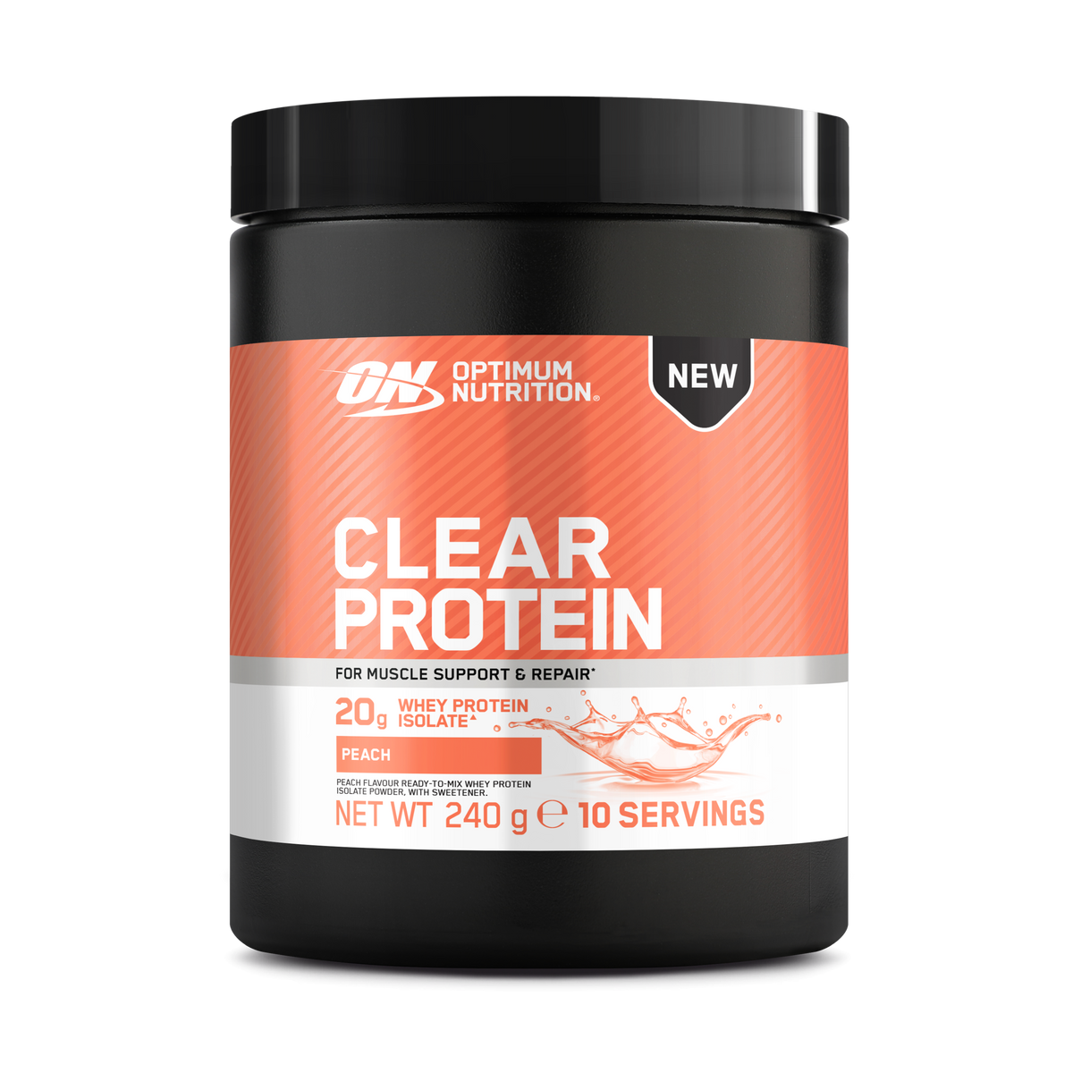 Optimum Nutrition Clear Whey Protein 240g Peach