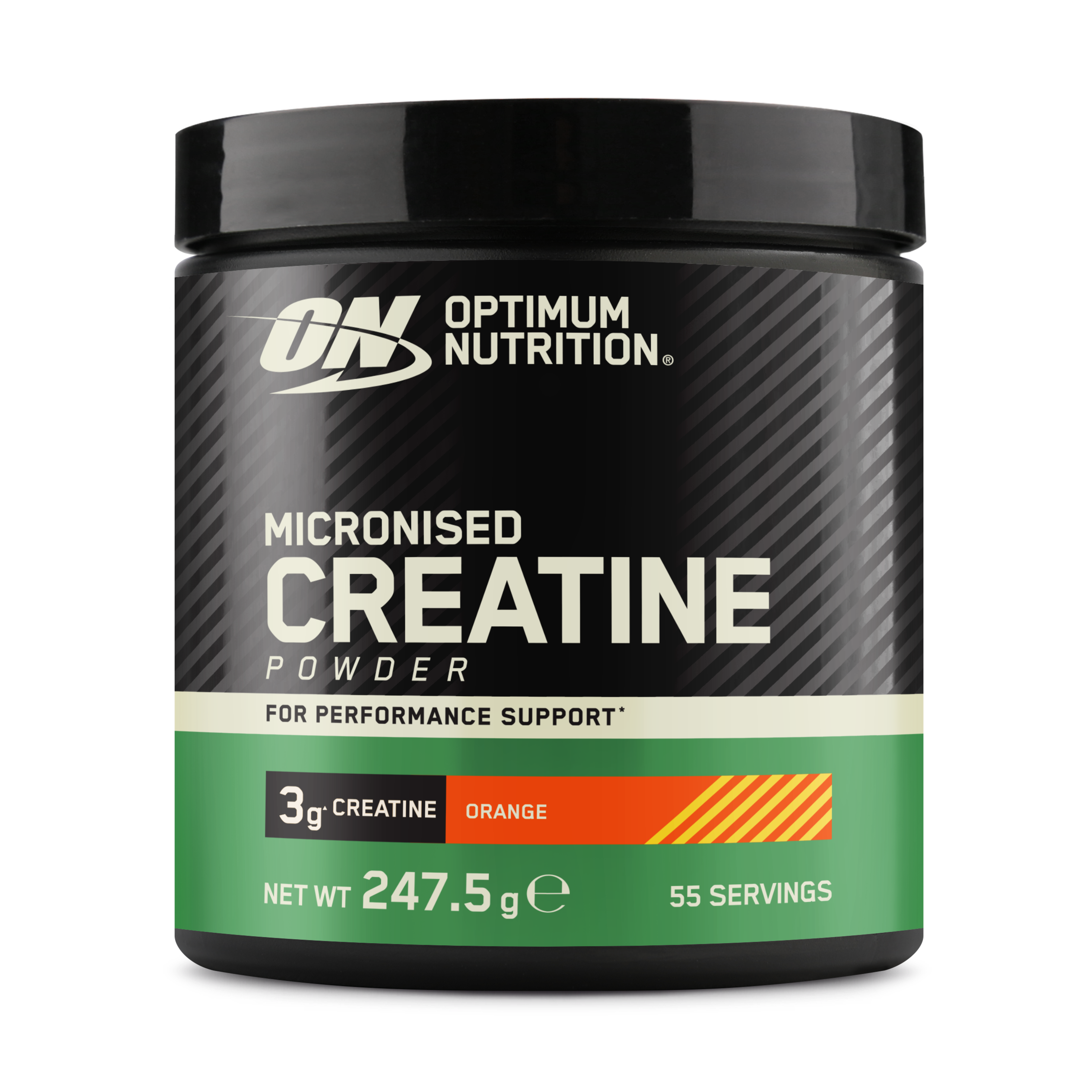 Optimum Nutrition Micronised Creatine 247.5g Orange