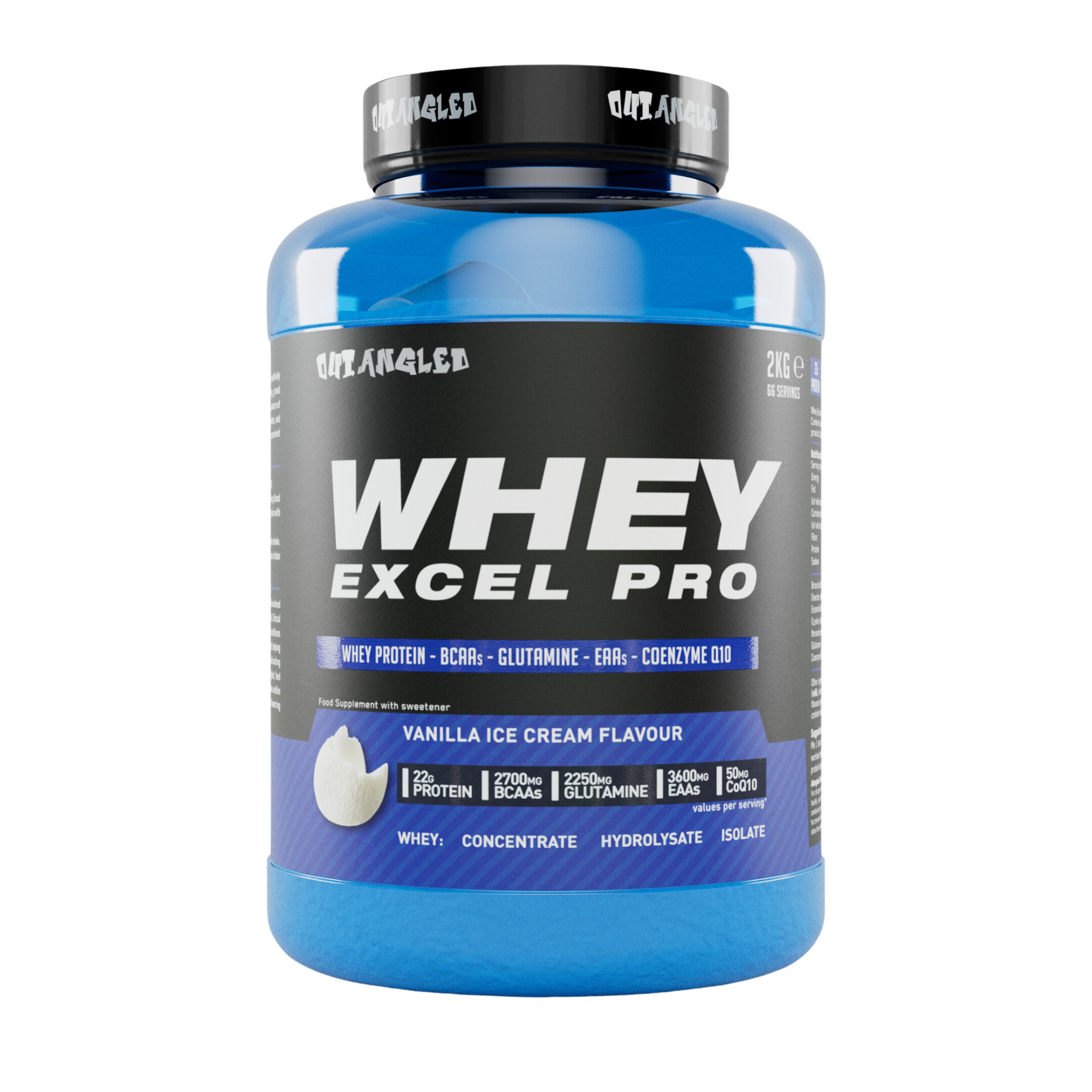 Outangled Whey Excel Pro 2kg Vanilla
