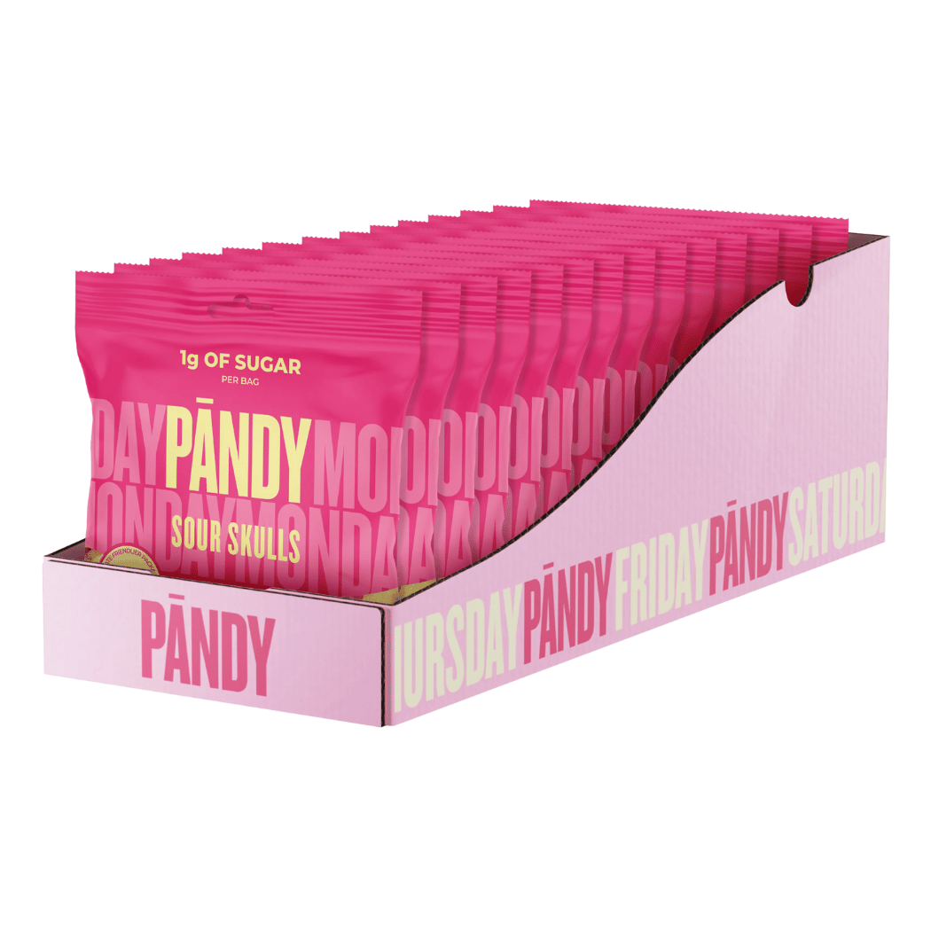 PANDY Sour Skulls 14x50g Display Box