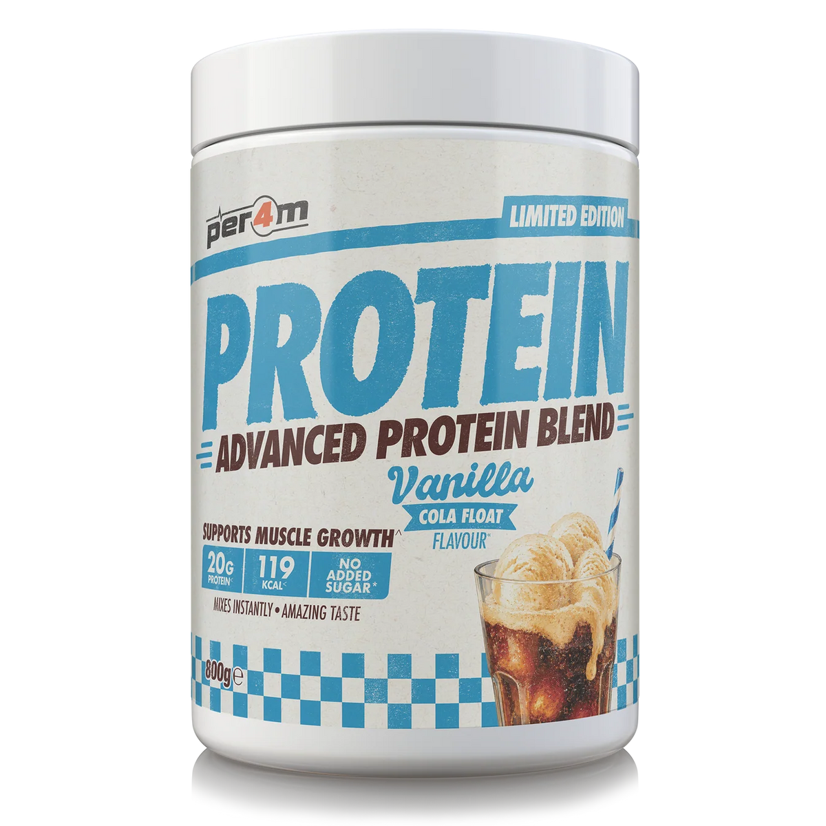 Per4m Advanced Protein 800g Vanilla Cola Float