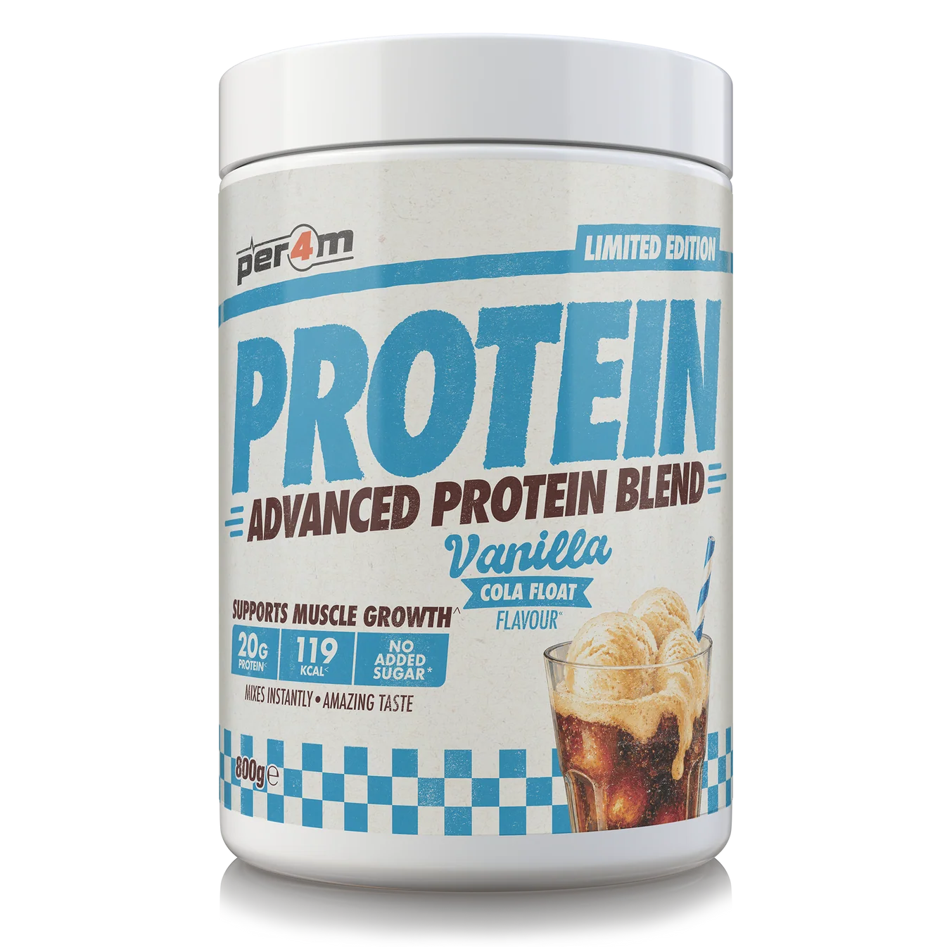 Per4m Advanced Protein 800g Vanilla Cola Float