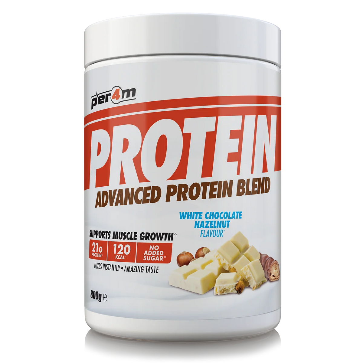 Per4m Advanced Protein 800g White Chocolate Hazelnut