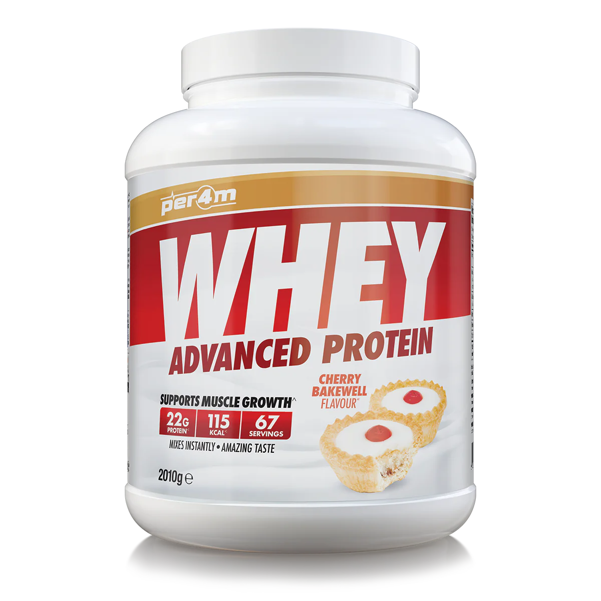 Per4m Advanced Whey Protein 2.01kg Cherry Bakewell