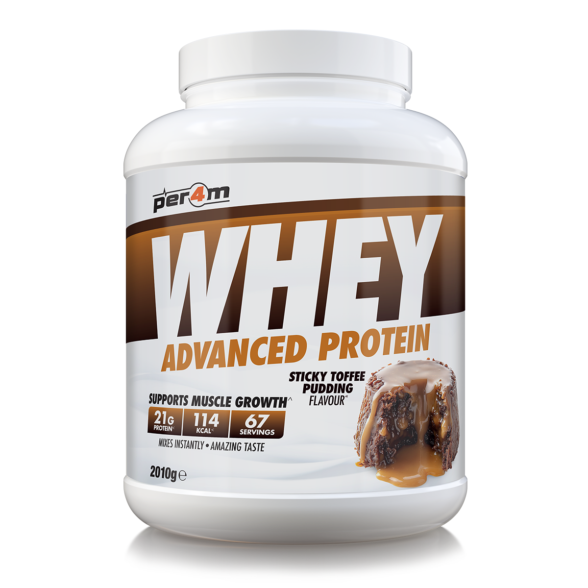 Per4m Advanced Whey Protein 2.01kg Sticky Toffee
