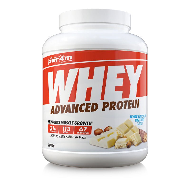 Per4m Advanced Whey Protein 2.01kg White Chocolate Hazelnut
