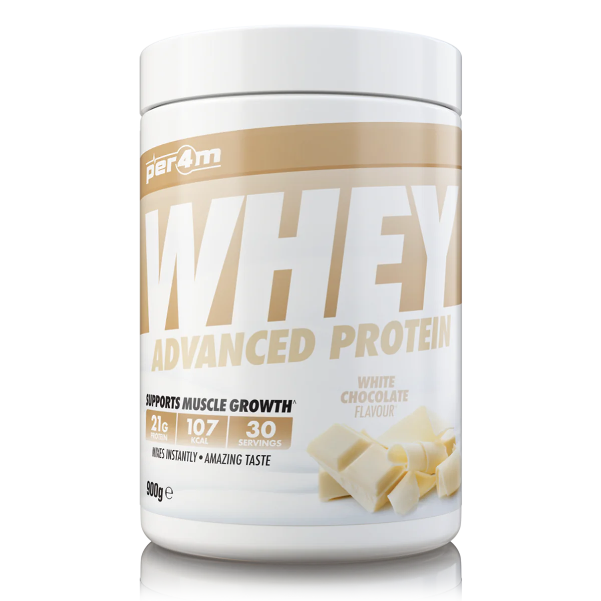 Per4m Advanced Whey Protein 900g White Chocolate