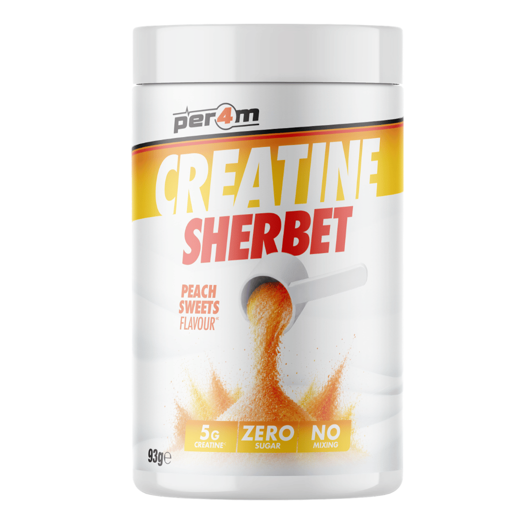 Per4m Creatine Sherbet 93g Peach Sweets