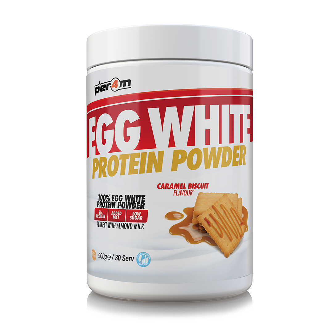 Per4m Egg White Protein 900g Caramel Biscuit