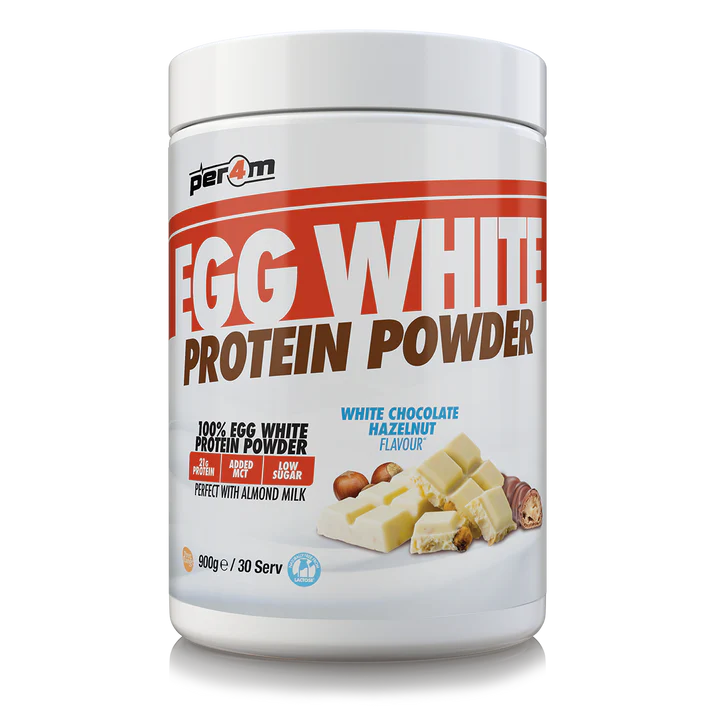 Per4m Egg White Protein 900g White Chocolate Hazelnut