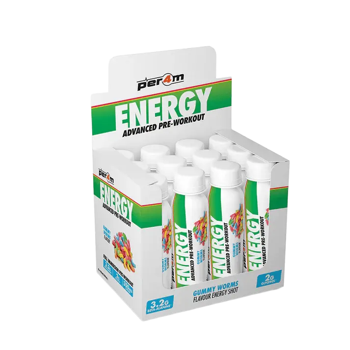 Per4m Energy Advanced Pre Workout Shot Gummy Worms
