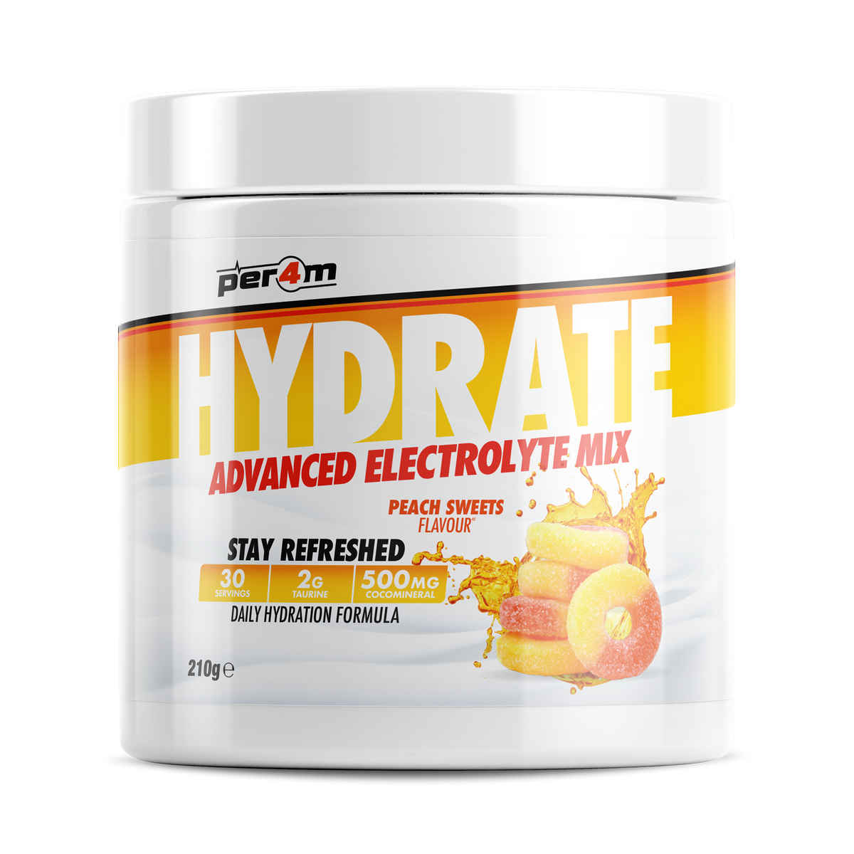 Per4m Hydration 210g Peach Sweets