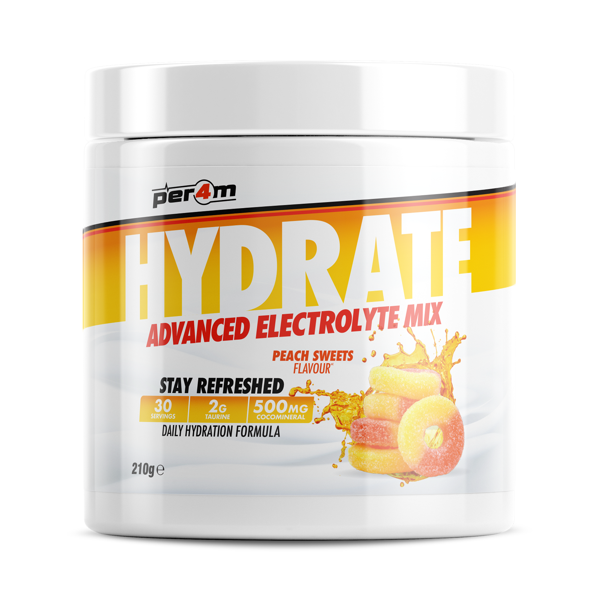 Per4m Hydration 210g Peach Sweets