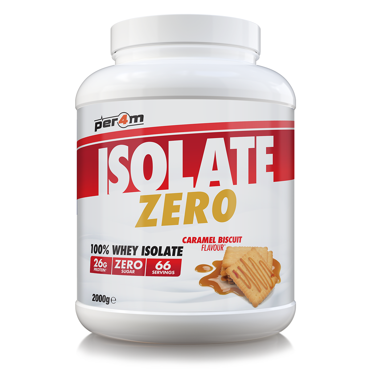 Per4m Isolate Zero 2kg Caramel Biscuit