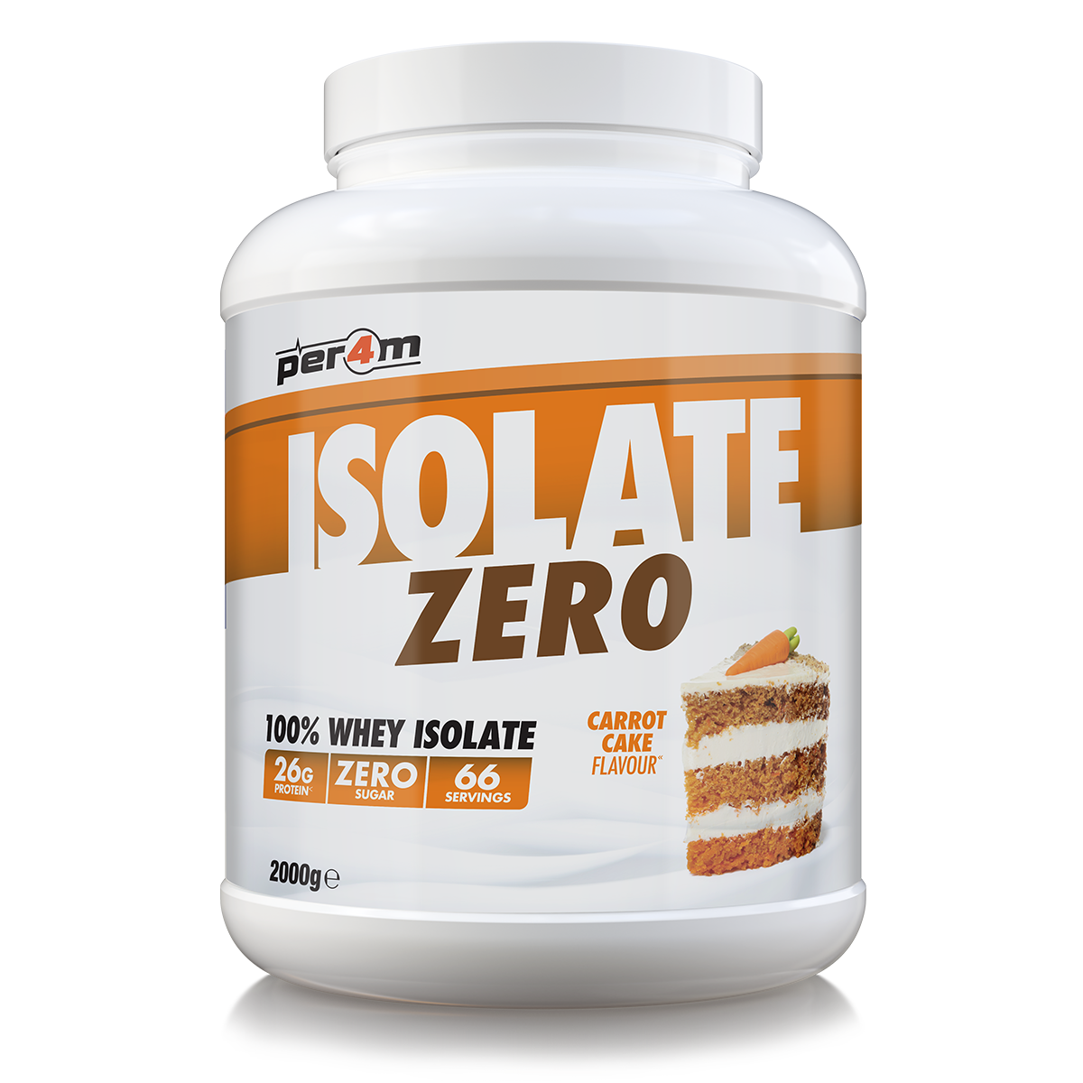 Per4m Isolate Zero 2kg Carrot Cake