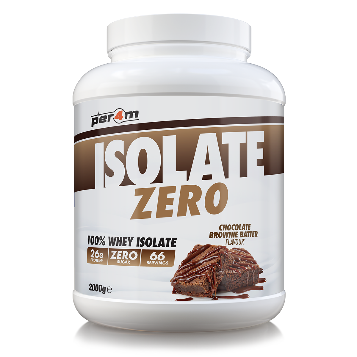 Per4m Isolate Zero 2kg Chocolate Brownie Batter