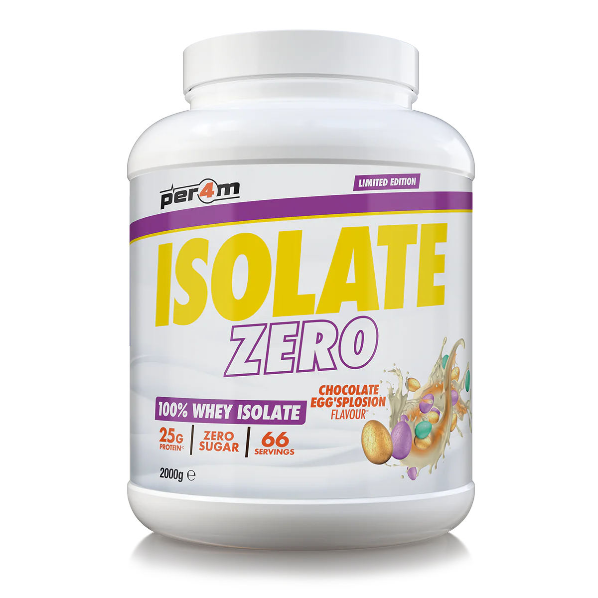 Per4m Isolate Zero 2kg Chocolate Eggs'plosion
