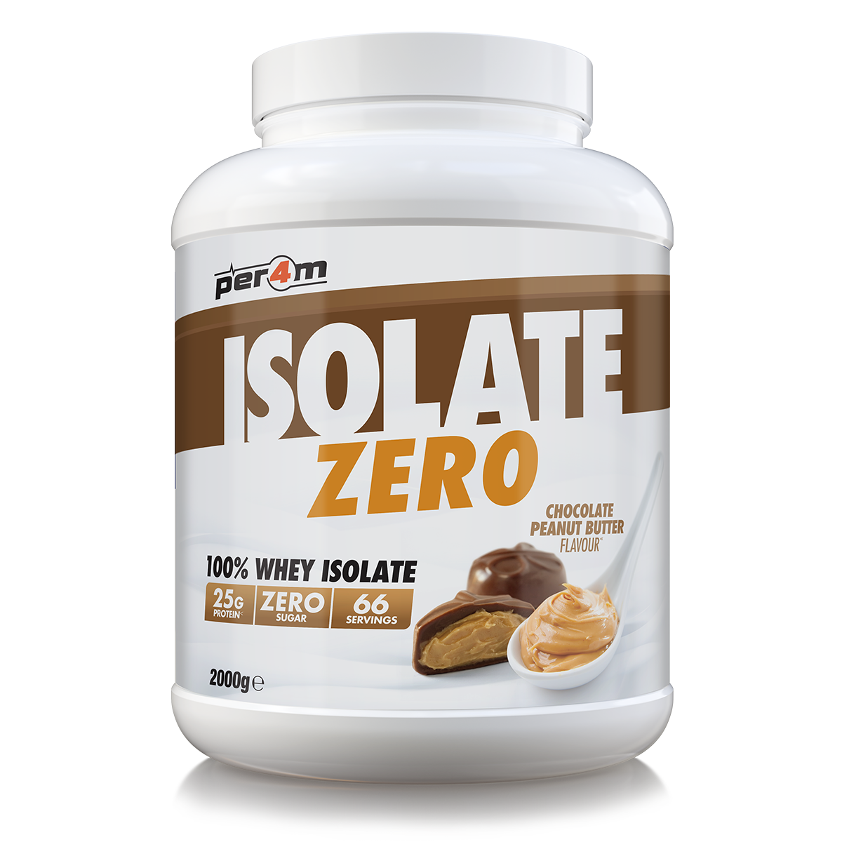 Per4m Isolate Zero 2kg Chocolate Peanut Butter