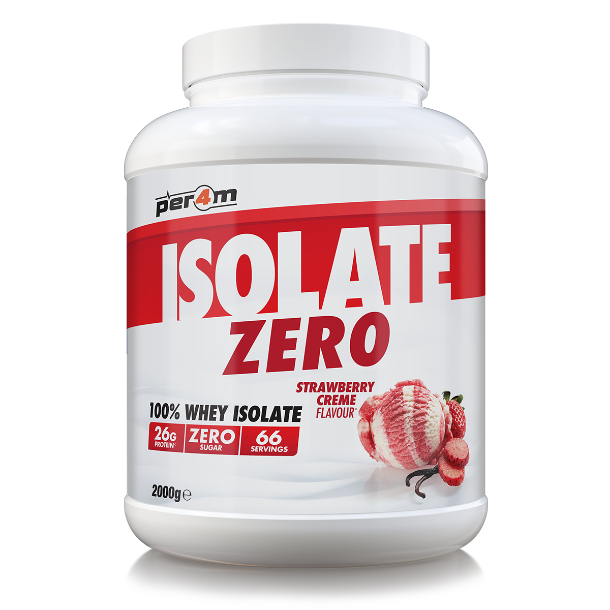 Per4m Isolate Zero 2kg Strawberry Creme