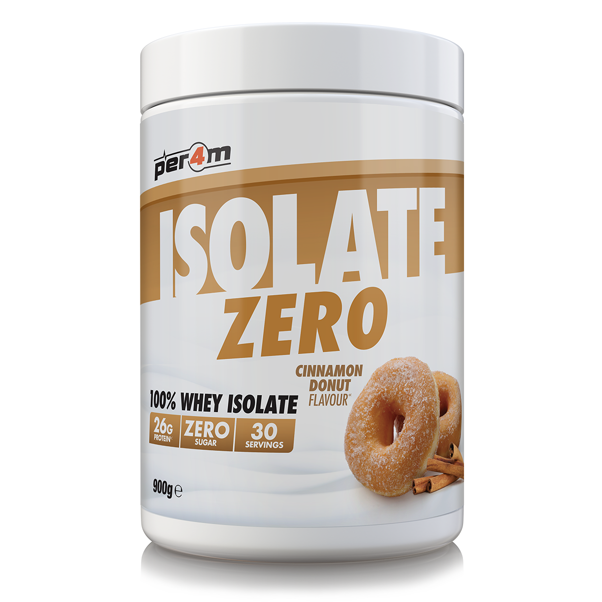 Per4m Isolate Zero 900g Cinnamon Donut