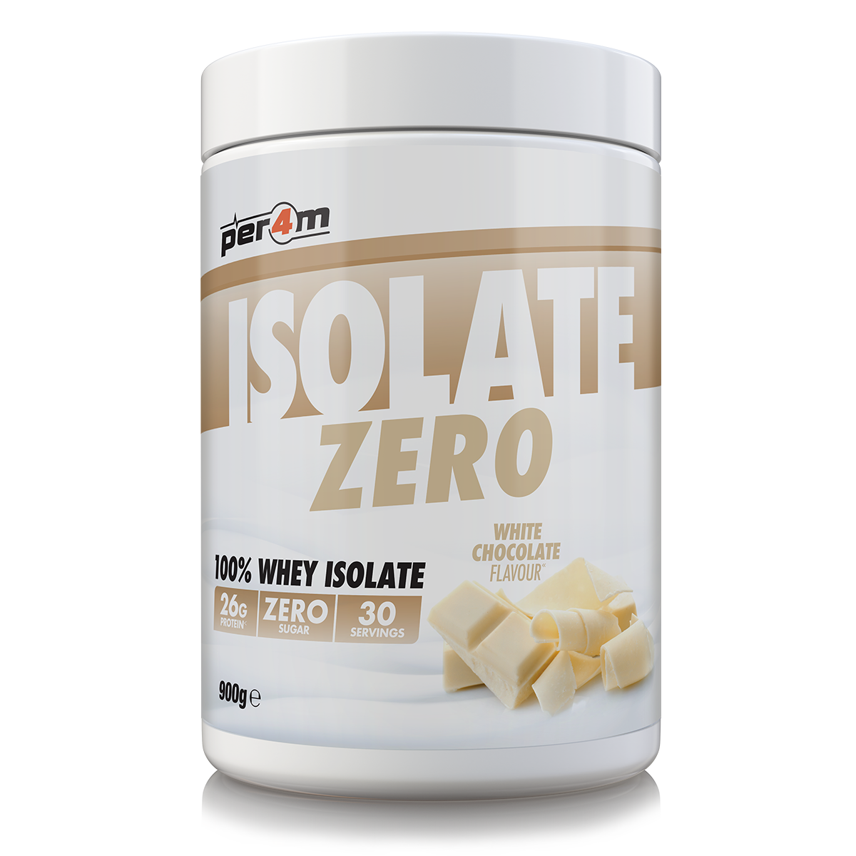 Per4m Isolate Zero 900g White Chocolate