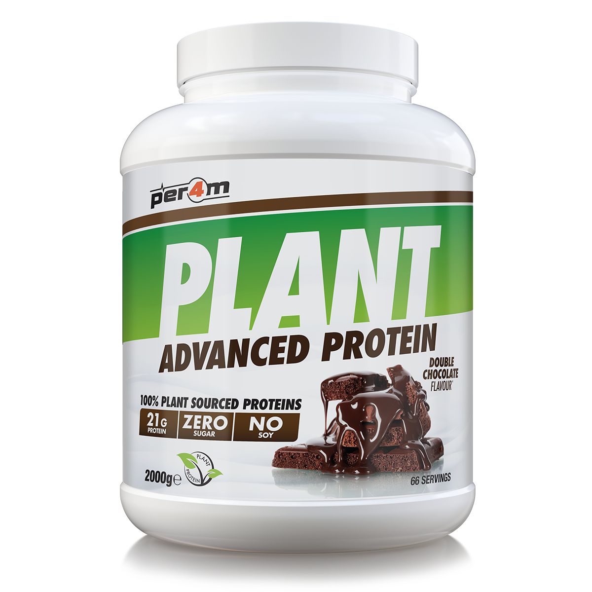 Per4m Plant Protein 2kg Double Chocolate