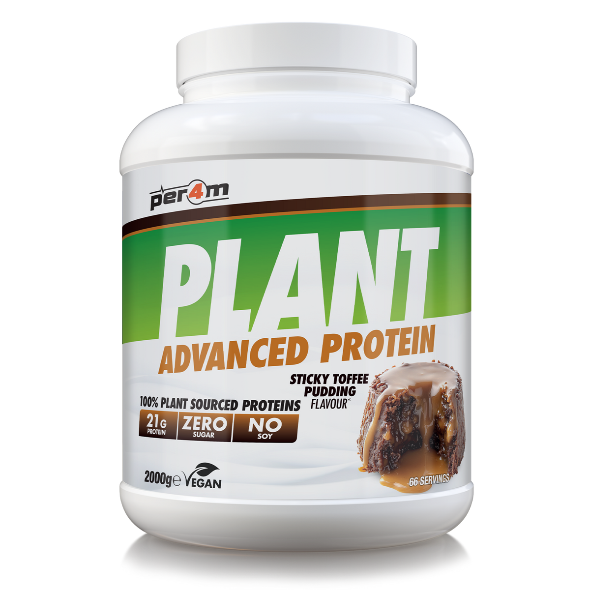 Per4m Plant Protein 2kg Sticky Toffee Pudding