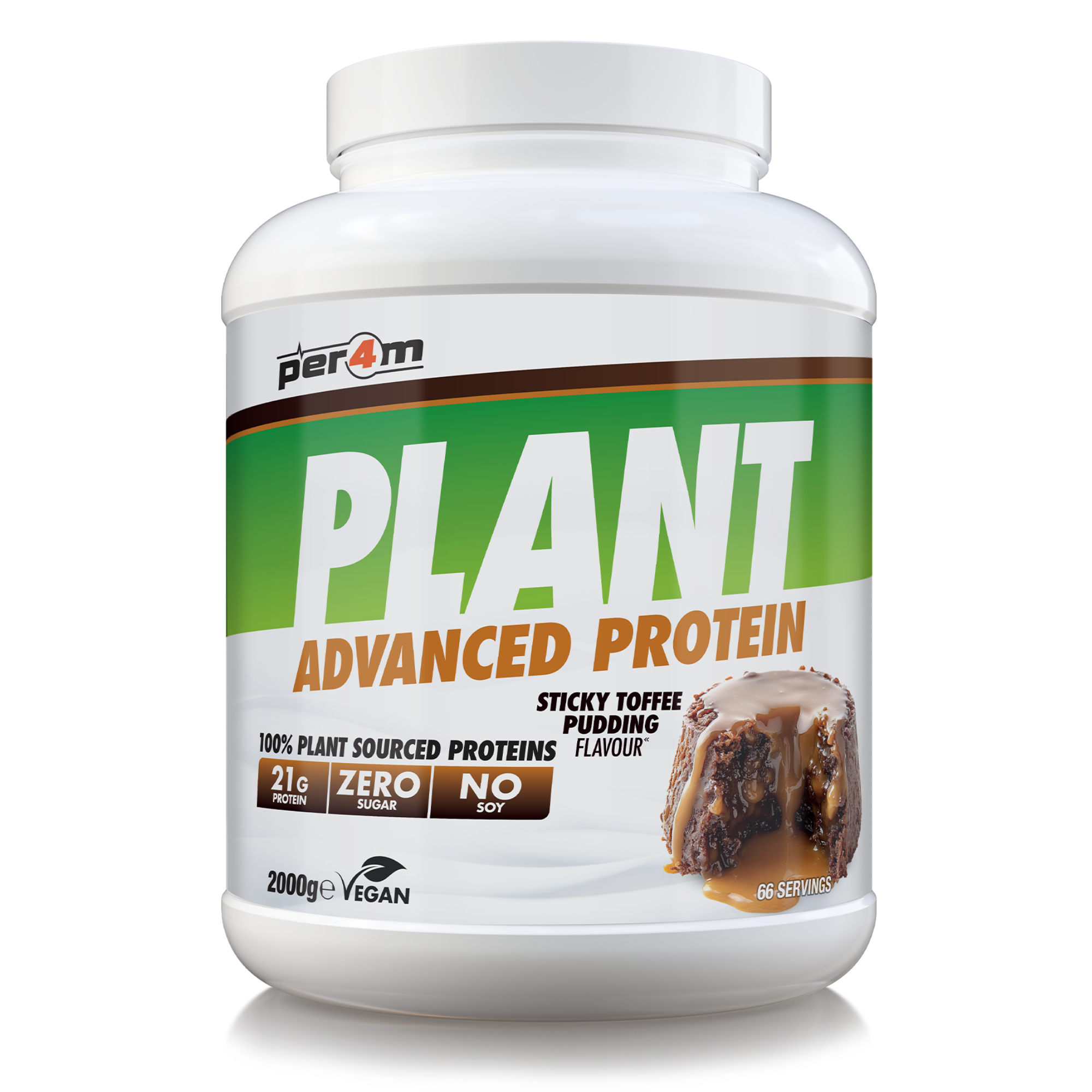 Per4m Plant Protein 2kg Sticky Toffee Pudding