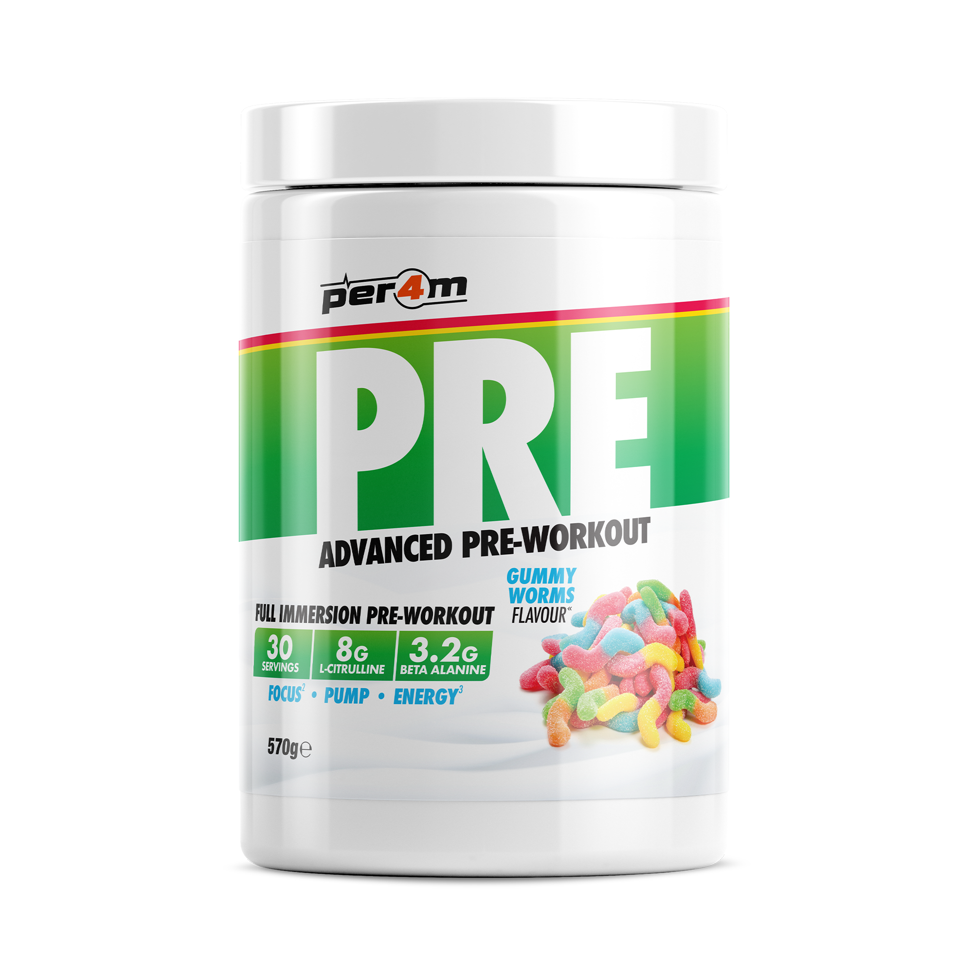 Per4m Pre 570g Gummy Worms