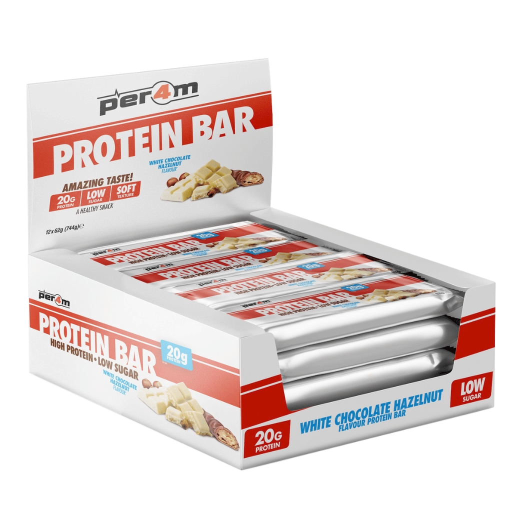Per4m Protein Bar 12x62g White Chocolate Hazelnut