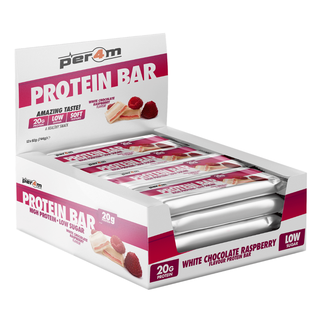 Per4m Protein Bar 12x62g White Chocolate Raspberry