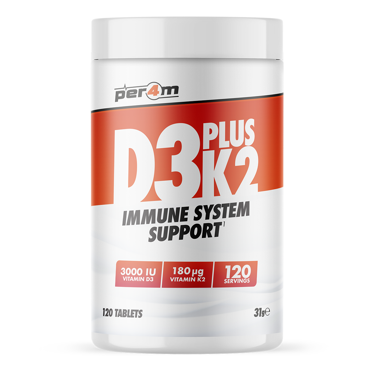 Per4m D3 Plus K2 120 Tablets