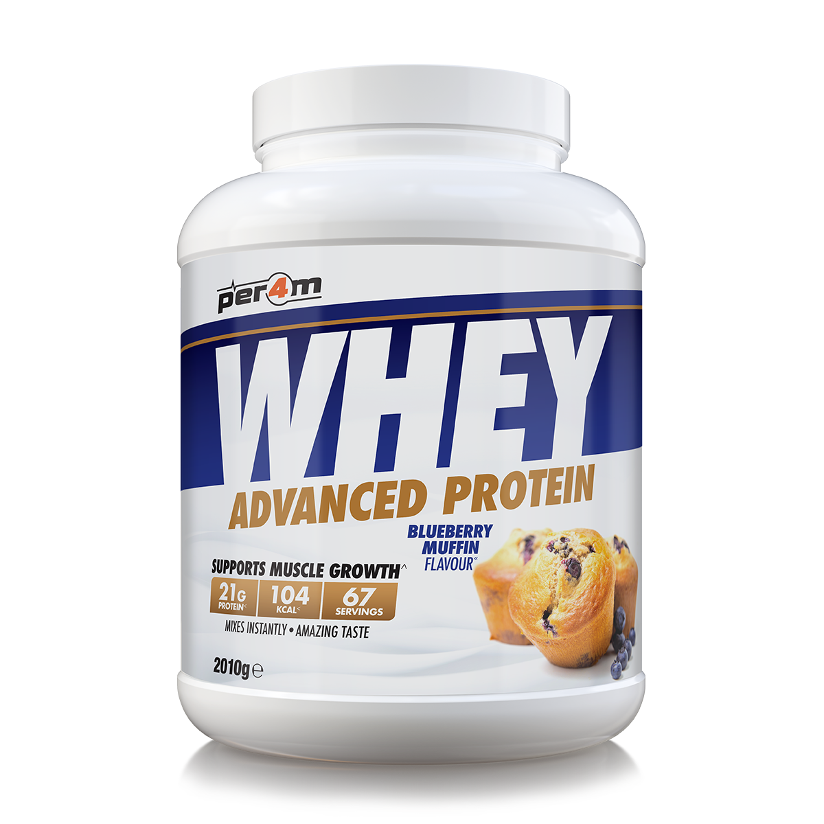 Per4m Advanced Whey Protein 2.01kg Blueberry Muffin