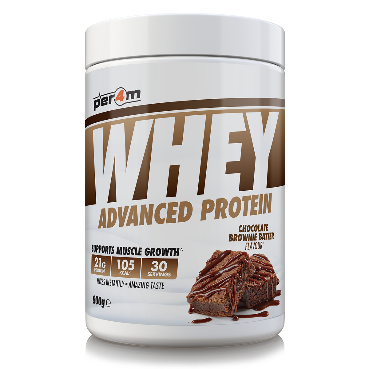 Per4m Advanced Whey Protein 900g Chocolate Brownie Batter