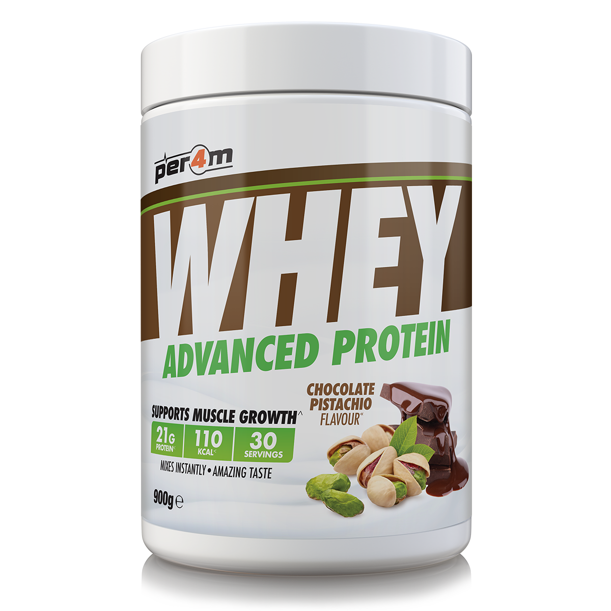 Per4m Advanced Whey Protein 900g Chocolate Pistachio