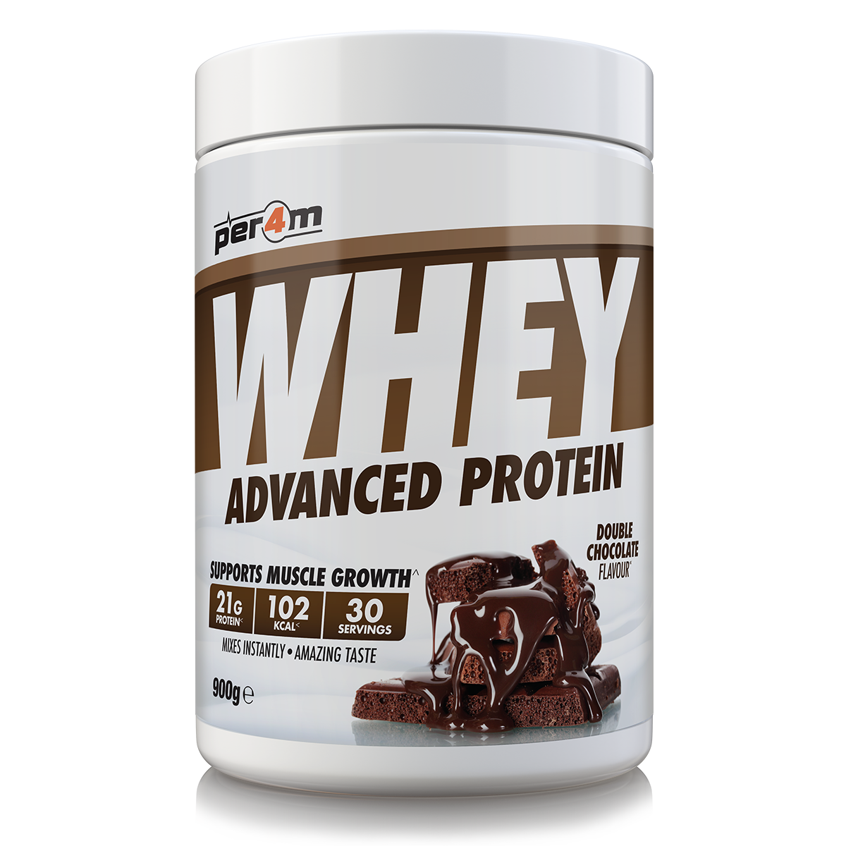 Per4m Advanced Whey Protein 900g Double Chocolate