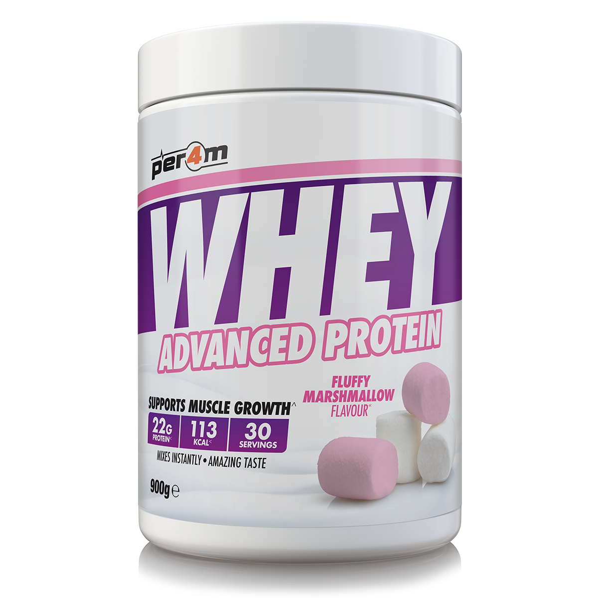 Per4m Advanced Whey Protein 900g Fluffy Marshmallow