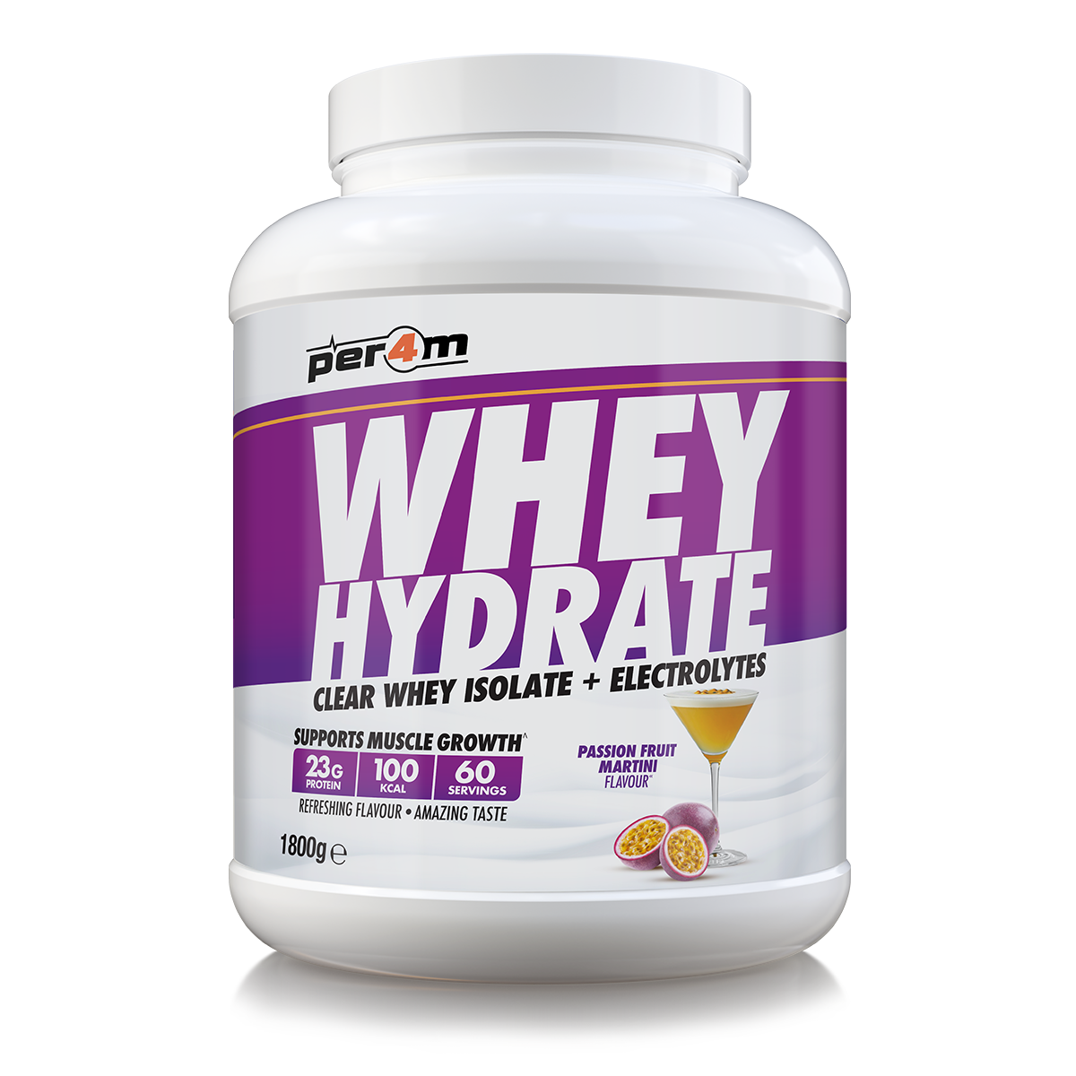 Per4m Whey Hydrate 1.8kg Passionfruit Martini