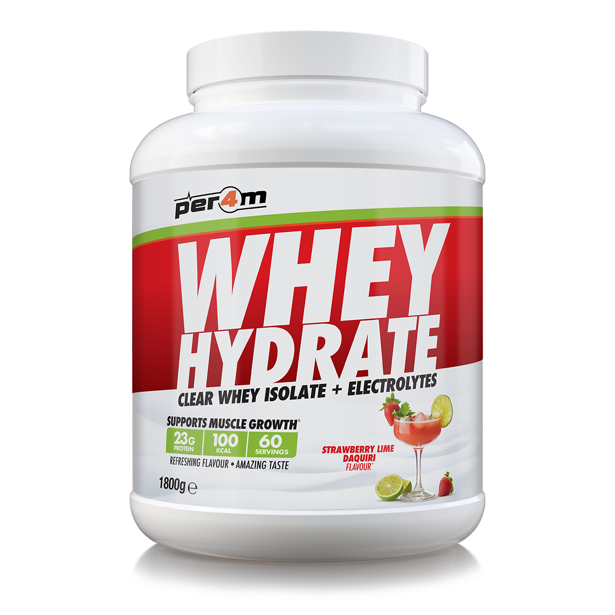 Per4m Whey Hydrate 1.8kg Strawberry Lime Daiquiri
