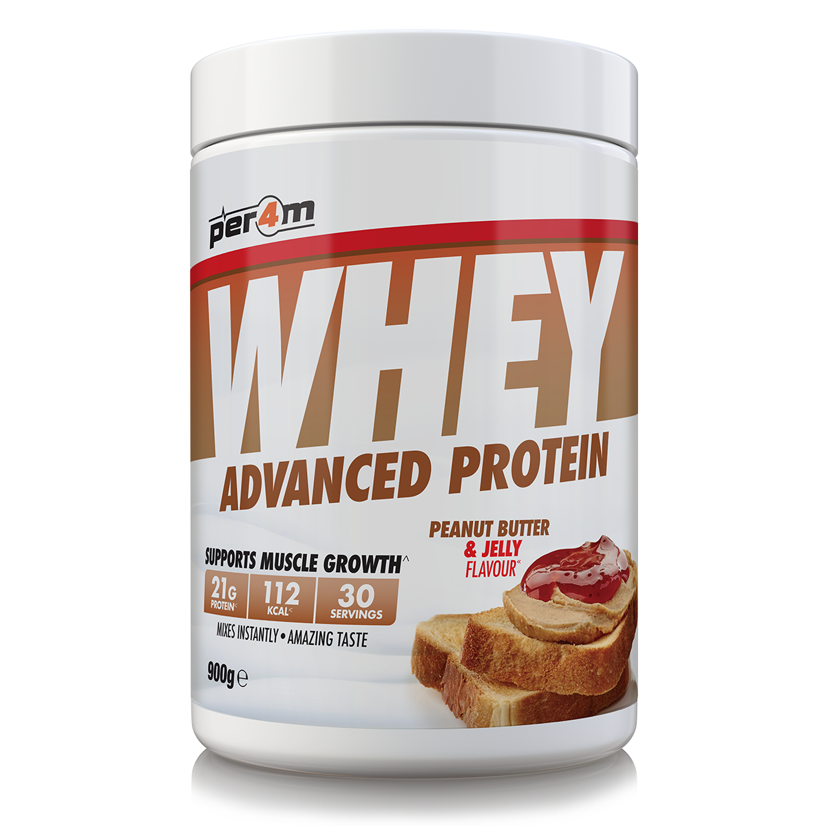 Per4m Advanced Whey Protein 900g Peanut Butter & Jelly