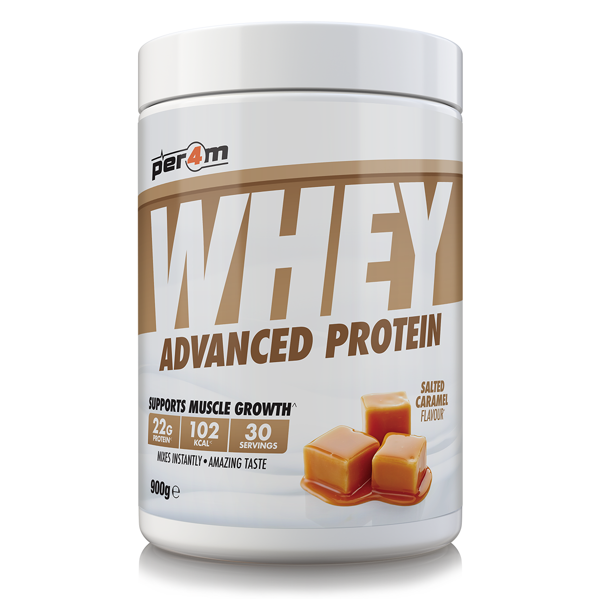 Per4m Advanced Whey Protein 900g Salted Caramel